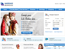 Tablet Screenshot of marriage-bureau.com